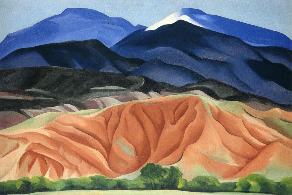 New Mexico landscape by Georgia O'Keeffe