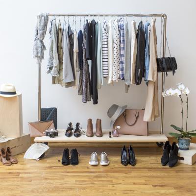 Capsule Wardrobe on Rack