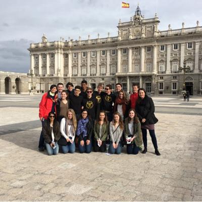 Students at Madrid Palace