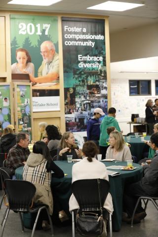 reception in campus center