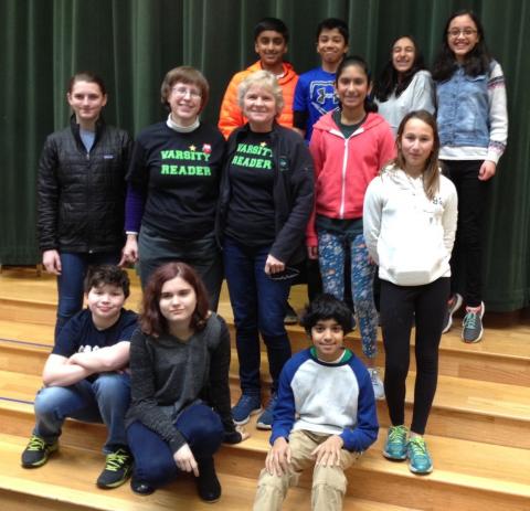 Students on Battle of the Books teams