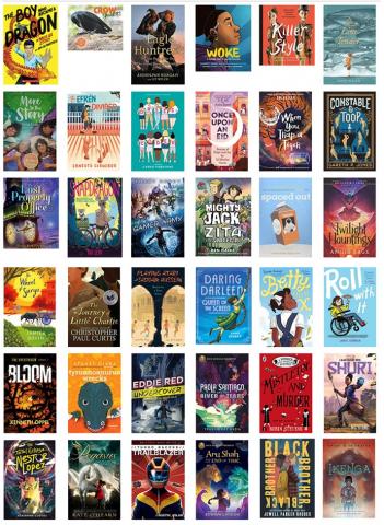 Collage of covers of recommended books