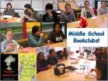 Students at book club