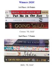 Book spine poems