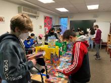 Students at bookfair