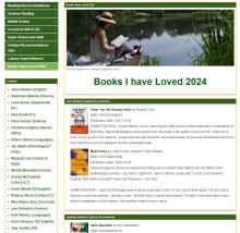 Image of website for faculty/staff recommended books