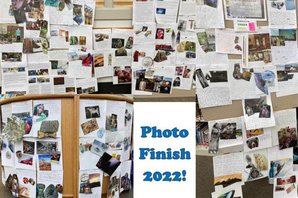Photo of entries in the Photo Finish Contest